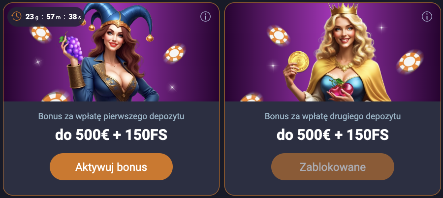 Formularz rejestracji w Vox Casino